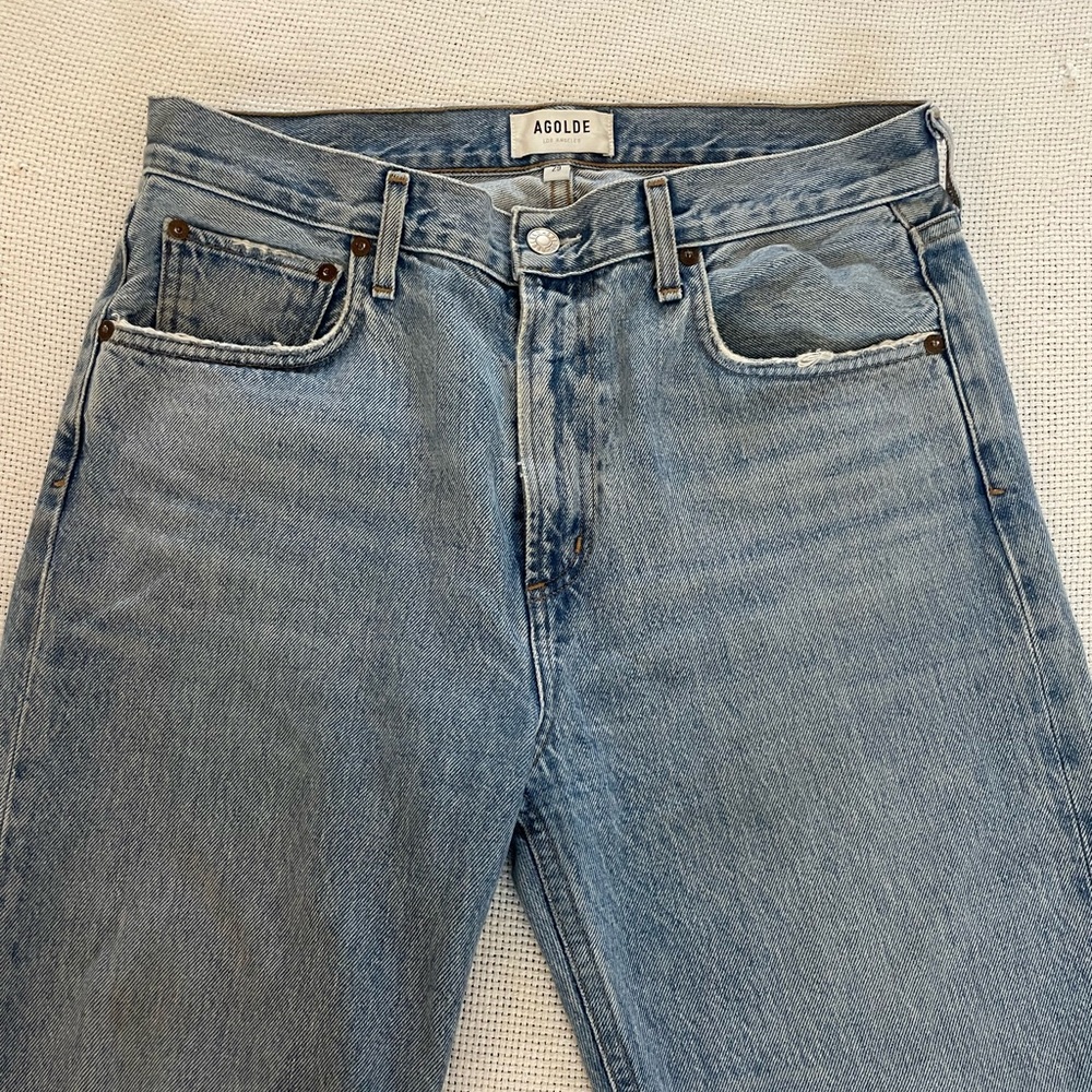 Agolde Cherie High Rise Straight Jeans Size 29 - Picture 3 of 13